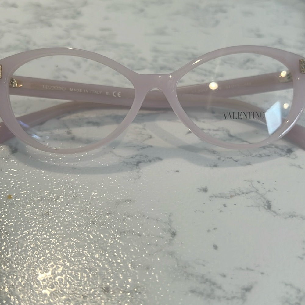 Pink Valentino reading glasses